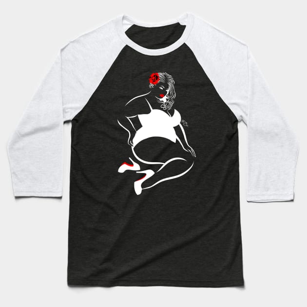 CurVz Baseball T-Shirt by Toni Tees